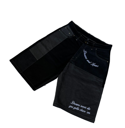 Never Die Denim Shorts (Baggy Fit)