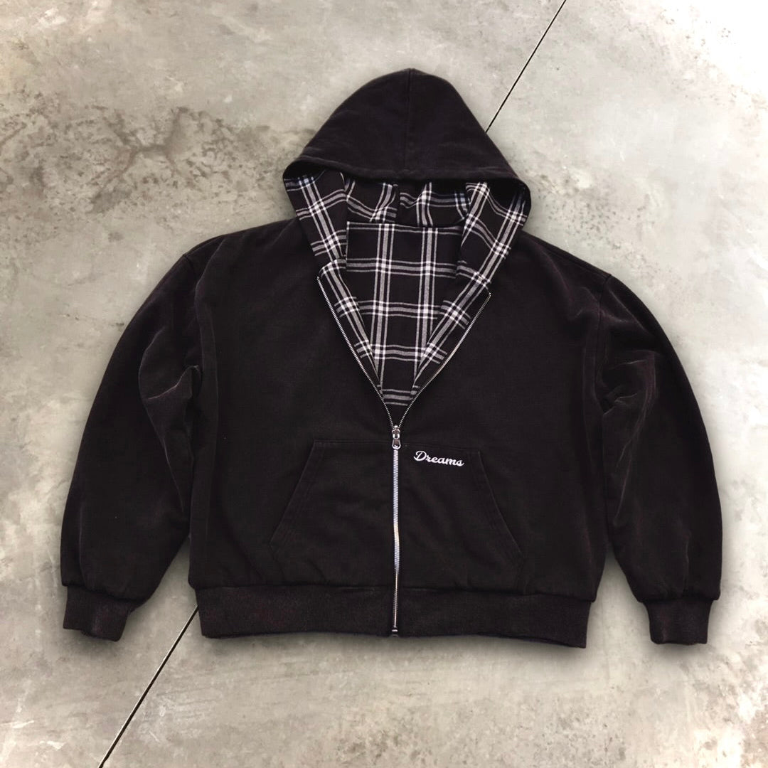 Reversible Zip-up Hoodie
